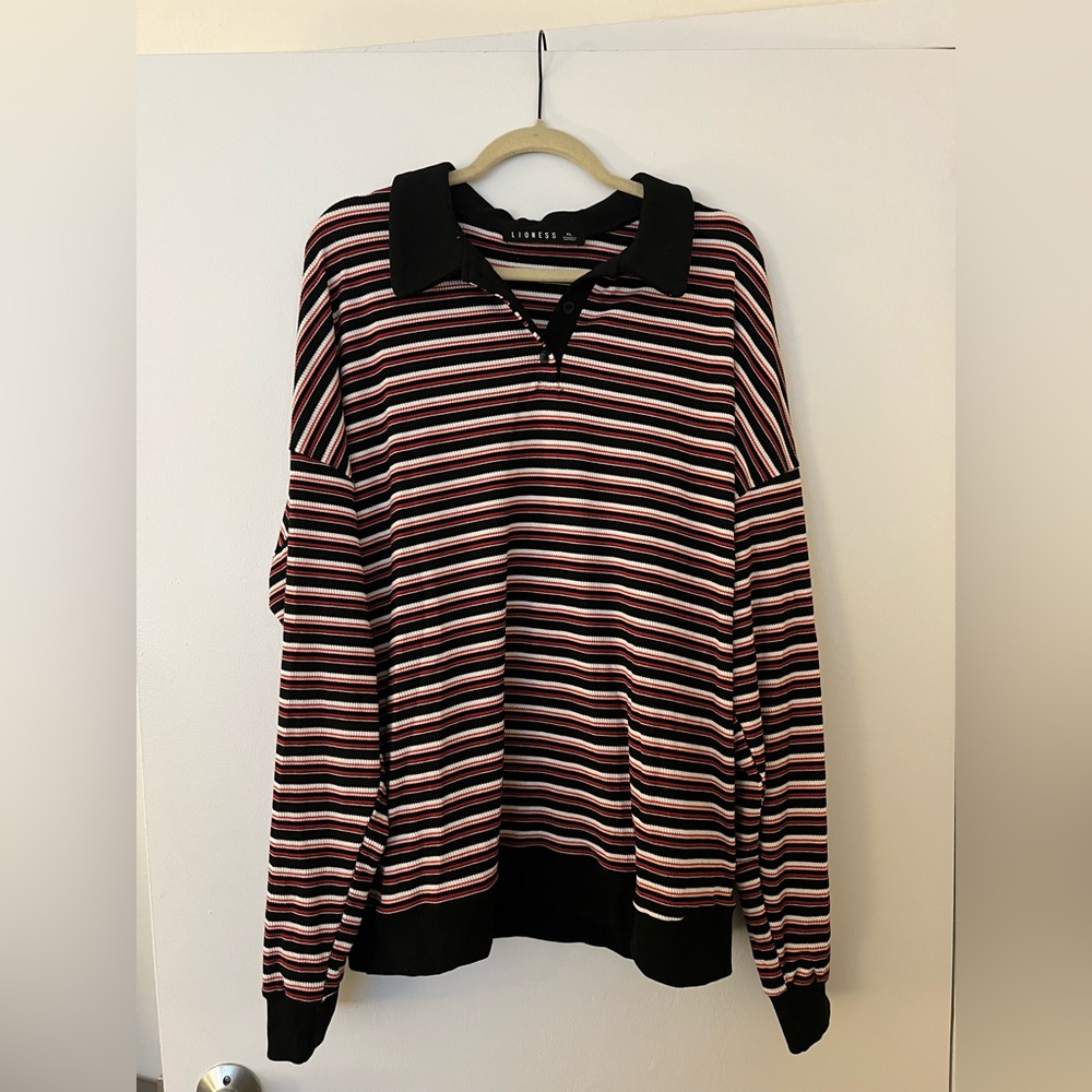 Lioness Stripe Rugby Top